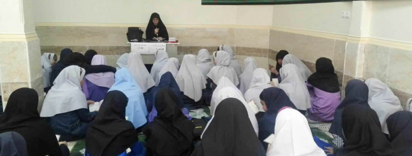 برگزاری جلسات تبلیغ در مدارس توسط موسسه رضوان معرفت